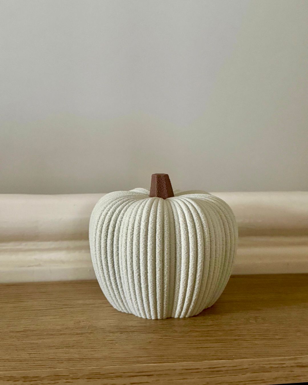 Minimalist Ribbed Pumpkins