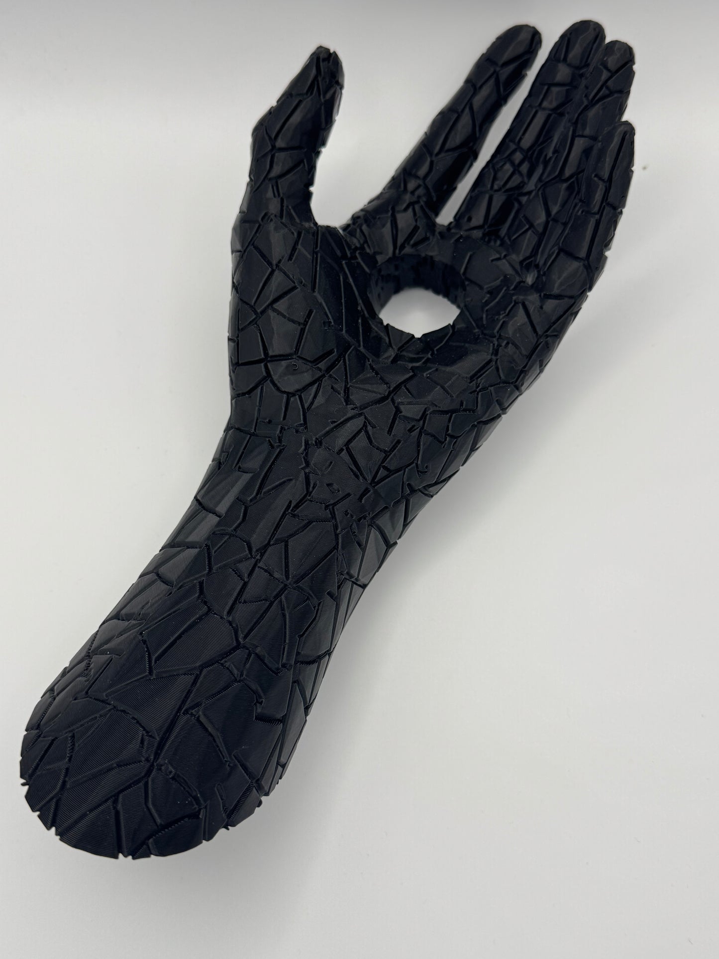 Cracked Hand Wine Holder