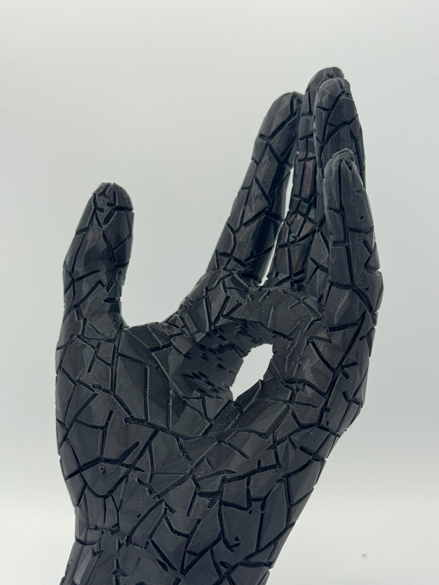 Cracked Hand Wine Holder