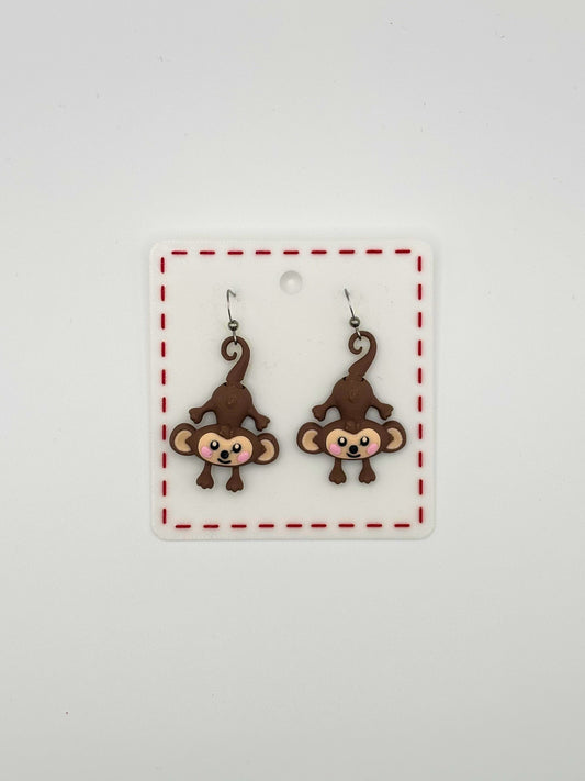 Monkey Earrings
